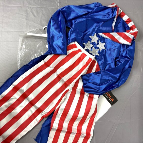 Uncle Sam La Mendola Childs Costume Medium 8-10 NWT - Picture 3 of 5